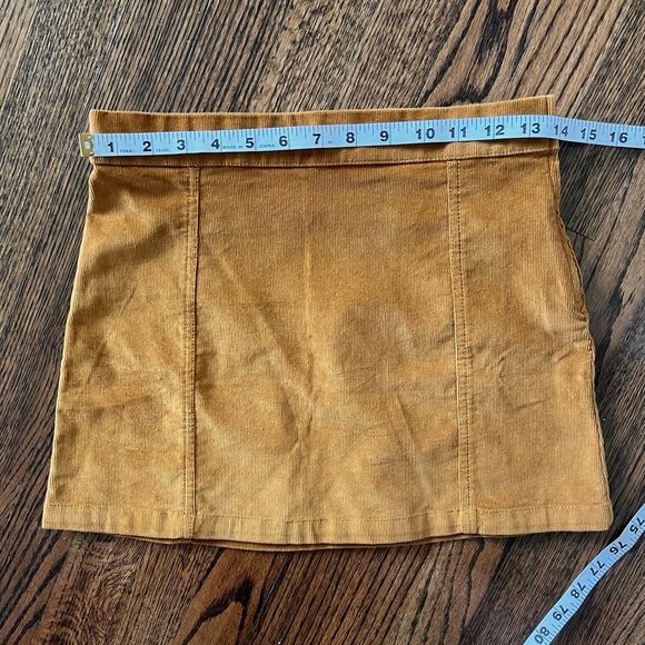 Girls J.Crew Factory Camel Corduroy A-Line Skirt - Picture 2 of 6